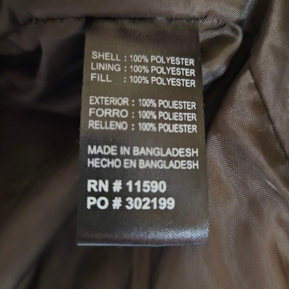 Weatherproof Mens Large Puffer Vest Full Zip Pockets Blue Outdoors Rugged Hiking - Picture 9 of 10